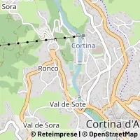 Mapa Cortina d'Ampezzo