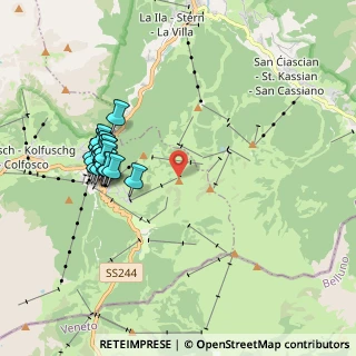 Mappa Località Pré, 39033 Corvara in Badia BZ, Italia (1.8835)