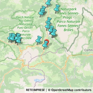 Mappa Località Pré, 39033 Corvara in Badia BZ, Italia (9.211)