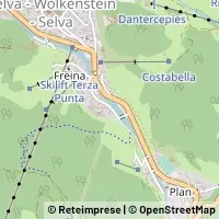 Karte Selva di Val Gardena