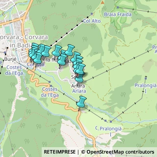 Mappa Str. Sciuz, 39033 Corvara In Badia BZ, Italia (0.3745)
