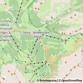 Mappa Selva di Val Gardena