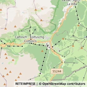 Mappa Corvara in Badia