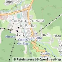 خريطة Corvara in Badia