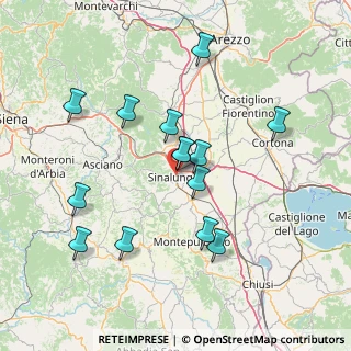 Mappa Via Niccolò Paganini, 53048 Sinalunga SI, Italia (14.66857)