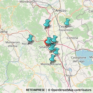 Mappa Via Niccolò Paganini, 53048 Sinalunga SI, Italia (9.67214)