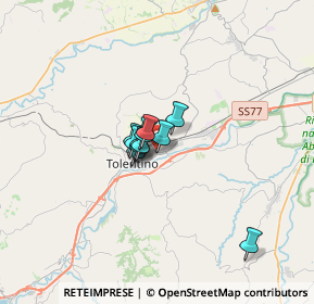 Mappa Via Giovanni Pascoli, 62029 Tolentino MC, Italia (1.65273)