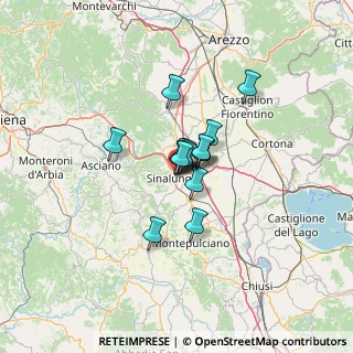 Mappa Via Luigi Einaudi, 53048 Sinalunga SI, Italia (7.04067)