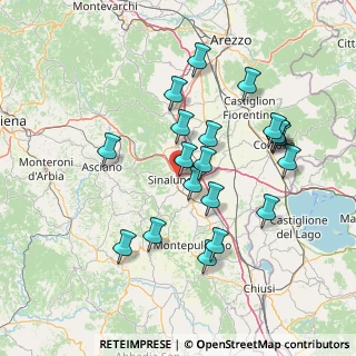 Mappa Via Luigi Einaudi, 53048 Sinalunga SI, Italia (14.749)