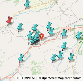 Mappa Via Pietro Nenni, 62029 Tolentino MC, Italia (3.741)