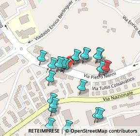 Mappa Via Pietro Nenni, 62029 Tolentino MC, Italia (0.09583)