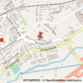 Mappa Via Pietro Nenni, 13/B, 62029 Tolentino, Macerata (Marche)