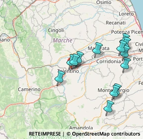 Mappa Via Tullio Colsalvatico, 62029 Tolentino MC, Italia (16.56308)