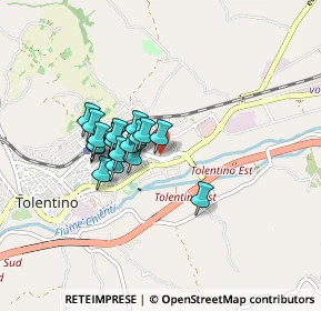 Mappa Via Tullio Colsalvatico, 62029 Tolentino MC, Italia (0.6425)