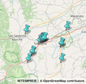 Mappa Viale Giacomo Brodolini, 62029 Tolentino MC, Italia (4.62867)