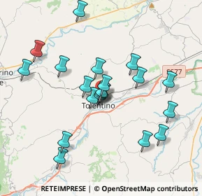 Mappa Via Adamello, 62029 Tolentino MC, Italia (3.4495)