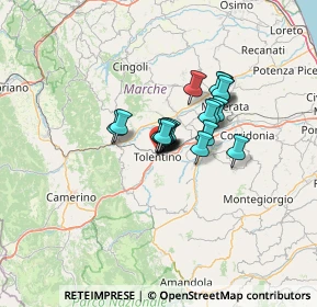 Mappa Via Adamello, 62029 Tolentino MC, Italia (7.8)