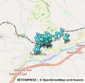 Mappa Via Adamello, 62029 Tolentino MC, Italia (0.4675)