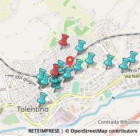 Mappa Piazza Marconi Guglielmo, 62029 Tolentino MC, Italia (0.40684)
