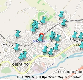 Mappa Piazza Marconi Guglielmo, 62029 Tolentino MC, Italia (0.504)