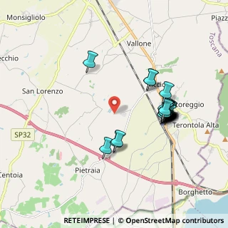 Mappa Strada Provinciale, 52044 Cortona AR, Italia (1.86667)