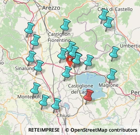 Mappa Strada Provinciale, 52044 Cortona AR, Italia (14.98)