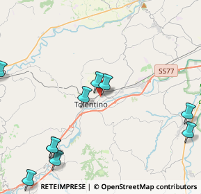 Mappa Viale della Repubblica, 62029 Tolentino MC, Italia (6.13583)