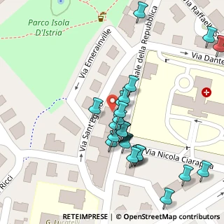 Mappa Viale della Repubblica, 62029 Tolentino MC, Italia (0.052)