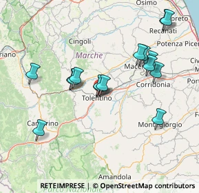 Mappa Via Brodolini Giacomo, 62029 Tolentino MC, Italia (15.10375)