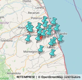 Mappa Via Santa Maria, 63812 Montegranaro FM, Italia (9.4815)