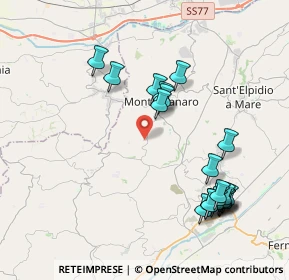 Mappa Via Santa Maria, 63812 Montegranaro FM, Italia (4.4895)
