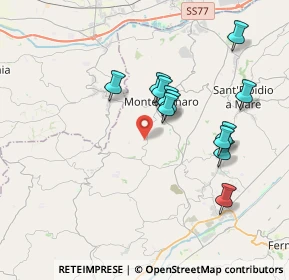Mappa Via Santa Maria, 63812 Montegranaro FM, Italia (3.55083)
