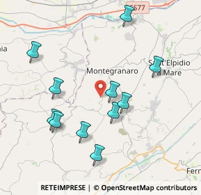 Mappa Via Santa Maria, 63812 Montegranaro FM, Italia (4.07364)