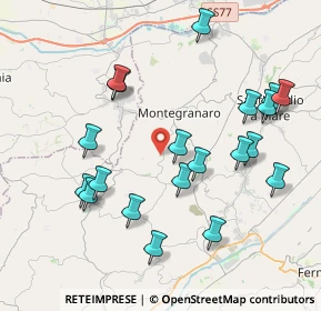 Mappa Via Santa Maria, 63812 Montegranaro FM, Italia (4.335)