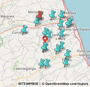 Mappa Via Santa Maria, 63812 Montegranaro FM, Italia (7.161)