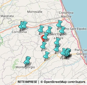 Mappa Via Santa Maria, 63812 Montegranaro FM, Italia (7.532)