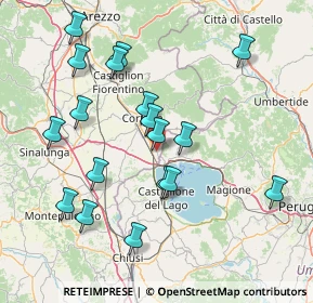 Mappa Località Terontola Alta, 52044 Cortona AR, Italia (16.50667)
