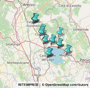 Mappa Località Terontola Alta, 52044 Cortona AR, Italia (10.131)