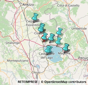 Mappa Località Terontola Alta, 52044 Cortona AR, Italia (9.55471)