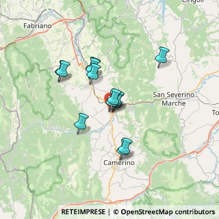 Mappa Via Alessandra Gariboldi, 62022 Castelraimondo MC, Italia (5.52385)