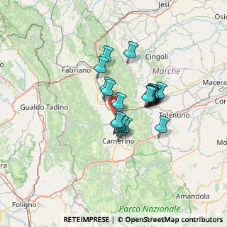 Mappa Via Alessandra Gariboldi, 62022 Castelraimondo MC, Italia (9.788)