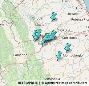 Mappa Via Col di Lana, 62029 Tolentino MC, Italia (7.73818)