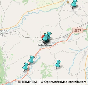 Mappa Via Col di Lana, 62029 Tolentino MC, Italia (3.2)