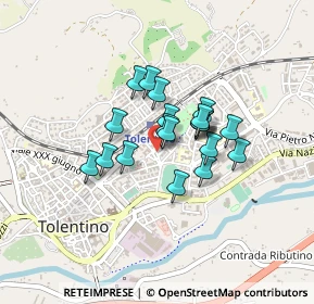 Mappa Via Giacomo Leopardi, 62029 Tolentino MC, Italia (0.296)