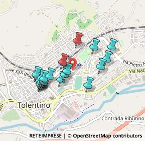 Mappa Via Galleria Fornace, 62029 Tolentino MC, Italia (0.4205)