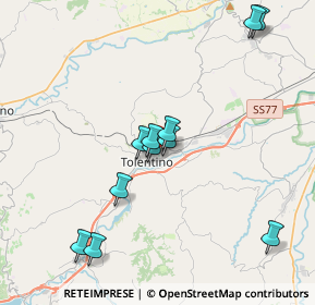 Mappa Via Giacomo Leopardi, 62029 Tolentino MC, Italia (3.93)