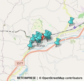 Mappa Via Giacomo Leopardi, 62029 Tolentino MC, Italia (0.95727)