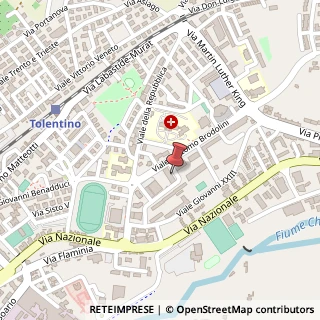 Mappa Viale Giacomo Brodolini, 10, 62029 Tolentino, Macerata (Marche)