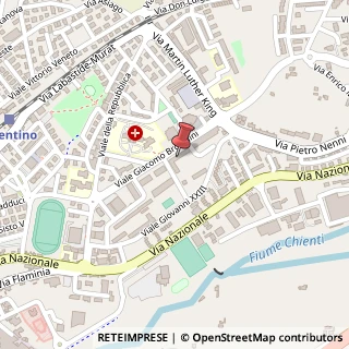 Mappa Viale Giacomo Brodolini, 66, 62029 Tolentino, Macerata (Marche)