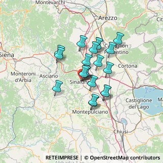 Mappa Via Ciro Pinsuti, 53048 Sinalunga SI, Italia (10.5805)